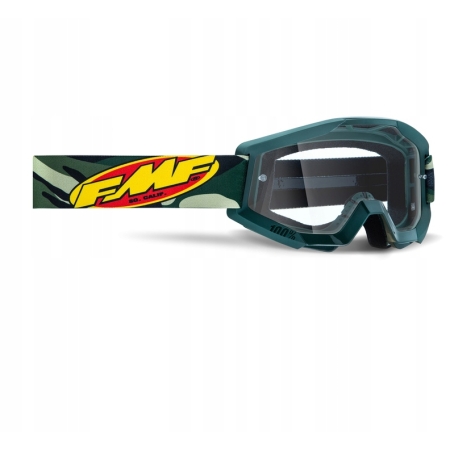 Gogle FMF PowerCore Assault Camo Clear