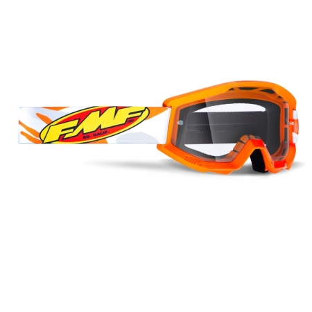 Gogle FMF PowerCore Assault Camo Orange Grey Clear