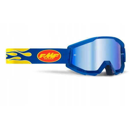 Gogle FMF PowerCore Flame Navy Mirror