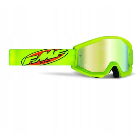 Gogle FMF PowerCore Yellow Gold Mirror