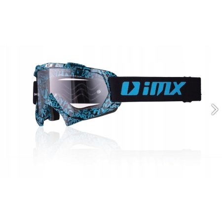 Gogle IMX Mud Black/Blue Clear