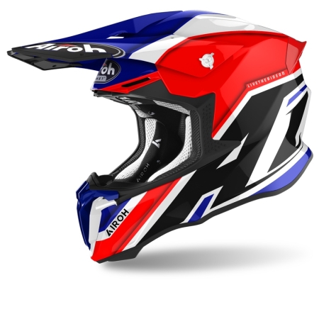 Kask motocyklowy AIROH ENDURO TWIST Shaken Blue L