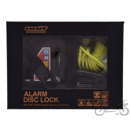 Unit Blokada na tarczę DiscLock 6mm Czarna