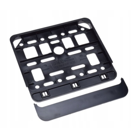 Ramka na tablicę rejestracyjną - motorower/skuter - czarna