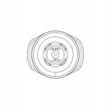 Quad Lock Wodoodporna głowica z ładowarką indukcyjną