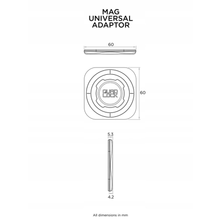Quad Lock Uniwersalny adapter samoprzylepny do telefonu