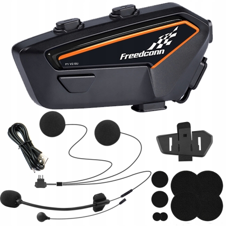 Interkom do kasku Freedconn F1 V2 EU Single na jeden kask