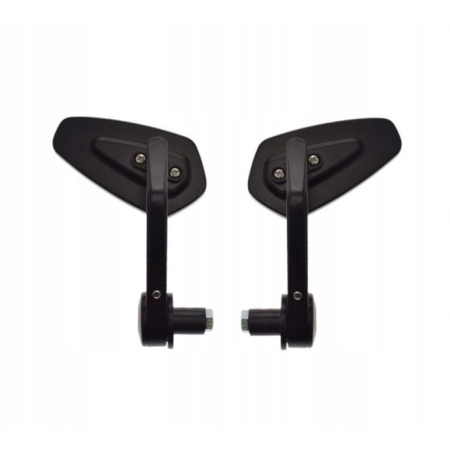 WM Moto Lusterka mocowane na końcówki kierownicy ciemne szkło