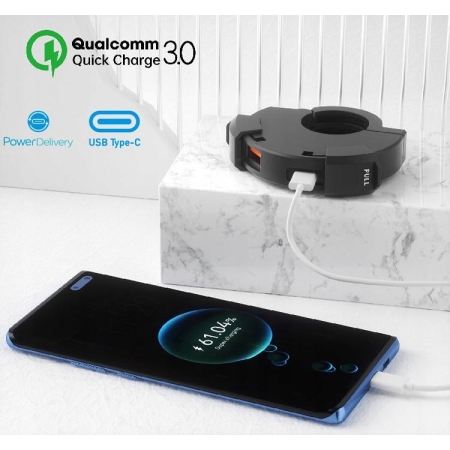Gniazdo motocyklowe eXtreme MUS51 2x USB