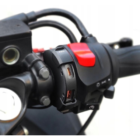 Gniazdo motocyklowe eXtreme MUS51 2x USB