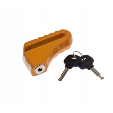 Leoshi Blokada na tarczę DiscLock 10mm żółta