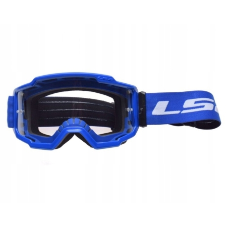 Gogle Enduro LS2 Charger Blue z szybą bezbarwną