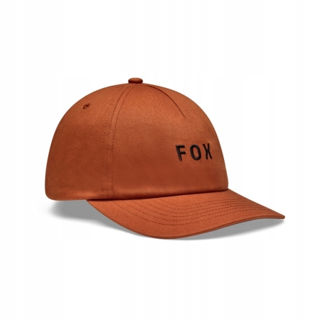 Czapka z daszkiem Fox Wordmark Cognac Orange