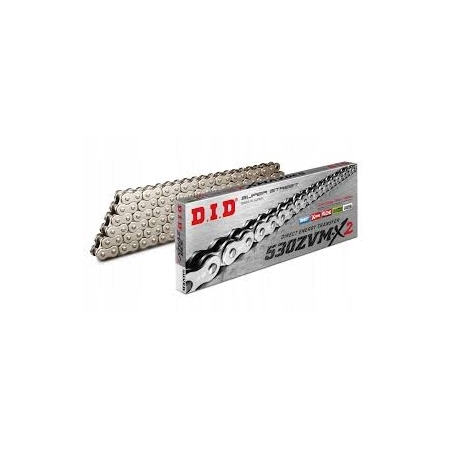 D.I.D. Motocyklowy łańcuch napędowy 530ZVM-X2-112 otwarty Stalowy
