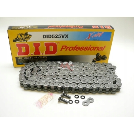 D.I.D. Motocyklowy łańcuch napędowy 525VM2-106 otwarty