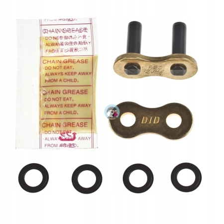 D.I.D. Zakuwka łańcucha DID 525ZVMX G&G ZJ Gold