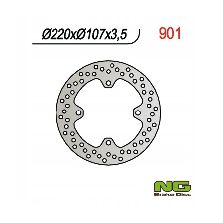 NG901 Tarcza Hamulcowa Yamaha Grizzly 660