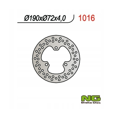 NG1016 Tarcza Hamulcowa Honda TRX 250/450