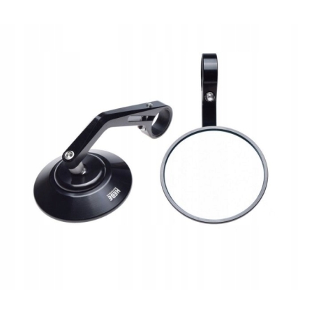 WM Moto Lusterka mocowane na końcówki kierownicy okrągłe