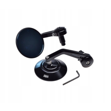 WM Moto Lusterka mocowane na końcówki kierownicy okrągłe