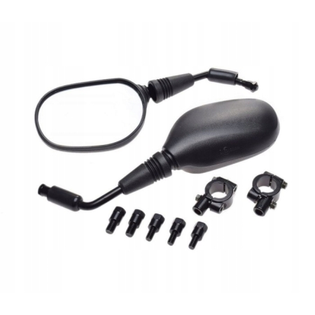 WM Motors Lusterka uniwersalne LM0006 komplet z obejmami i adapterami