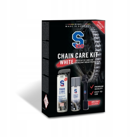 S100 Zestaw do czyszczenia łańcucha Chain Care Kit White