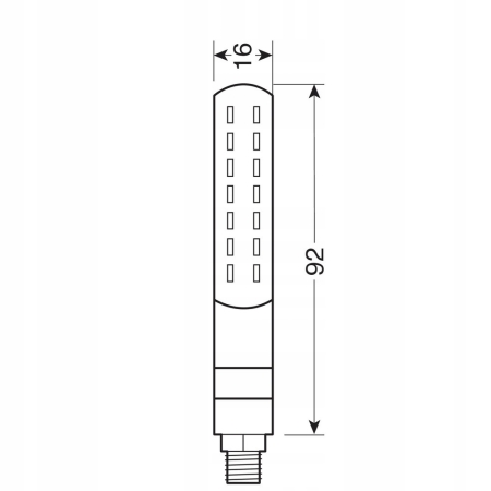 Kierunkowskazy LED 12V Line SQ Front LAMPA 90478