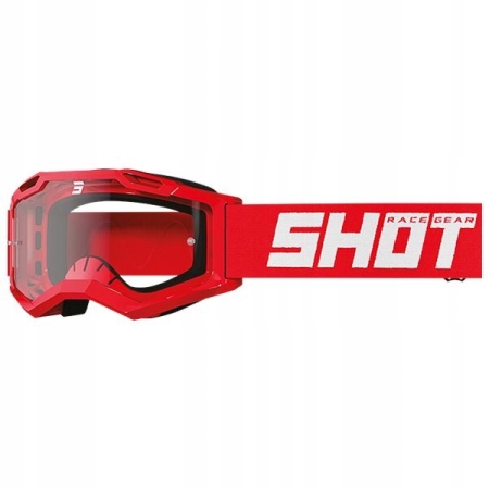 Gogle Enduro Shot Assault 2.0 Solid Red
