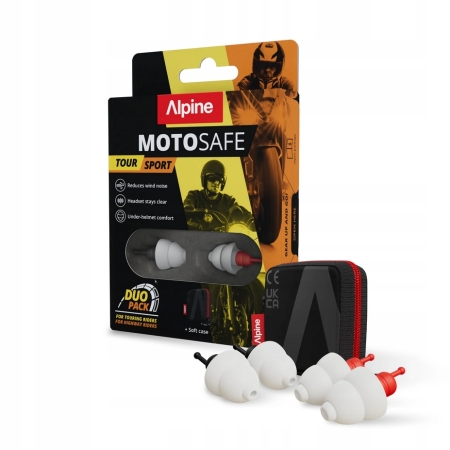 Zatyczki stopery motocyklowe ALPINE MotoSafe Duo