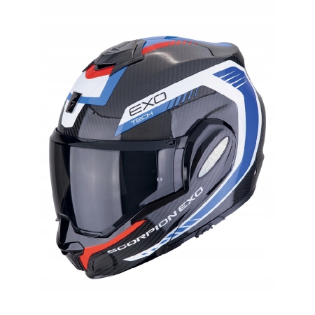 Kask SCORPION EXO-TECH Evo Carbon Cosy Blue Red White