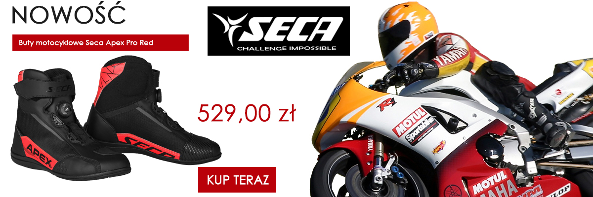 Buty motocyklowe Seca Apex Pro Red